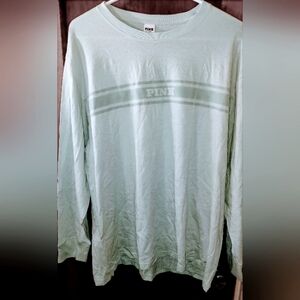 Brand new with tags Victoria's secret Pink graphic campus crew shirt